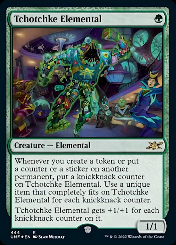 Tchotchke Elemental (Galaxy Foil) [Unfinity] | Cards and Coasters CA