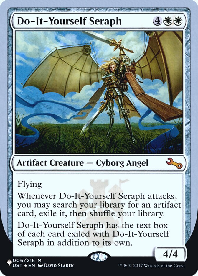 Do-It-Yourself Seraph (Unfinity Foil Edition) [The List] | Cards and Coasters CA