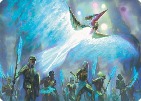 Otharri, Suns' Glory Art Card [Phyrexia: All Will Be One Art Series] | Cards and Coasters CA