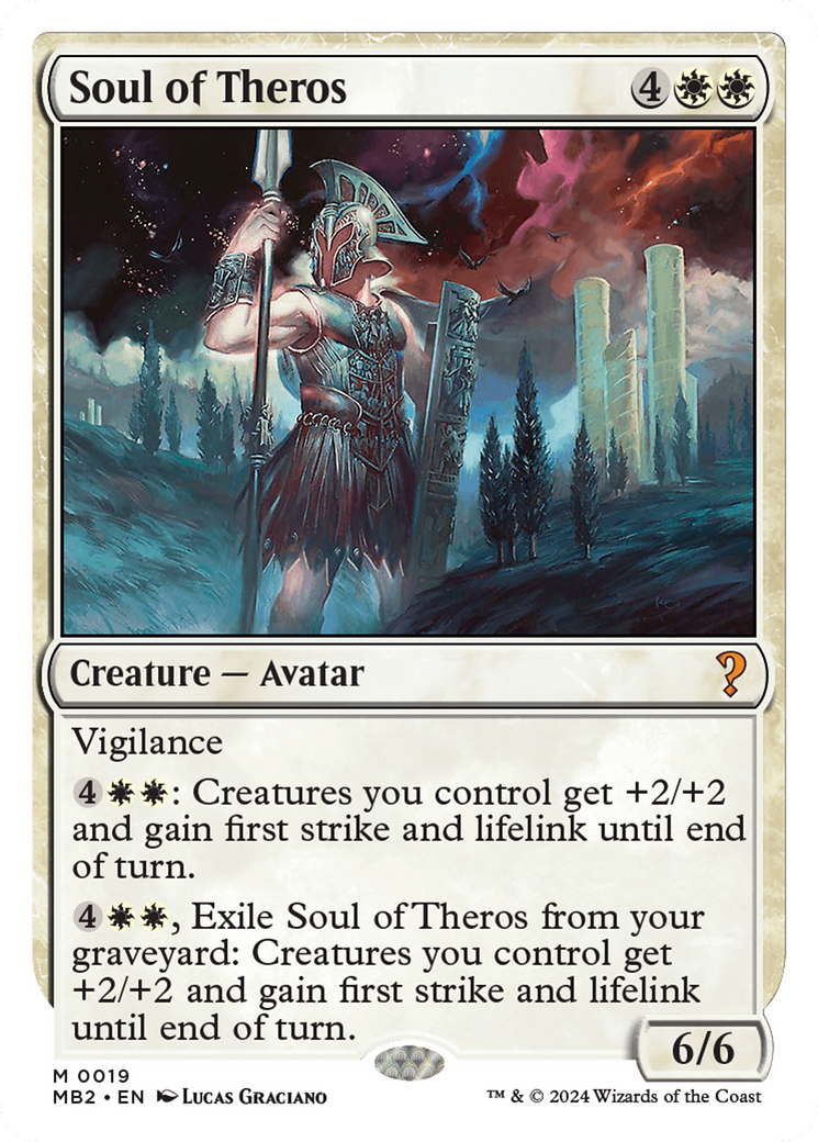 Soul of Theros (White Border) [Mystery Booster 2] | Cards and Coasters CA