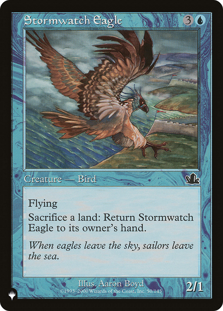 Stormwatch Eagle [The List] | Cards and Coasters CA