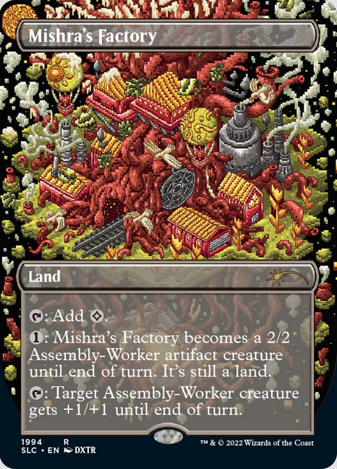 Mishra's Factory (Borderless) [Secret Lair Countdown Kit] | Cards and Coasters CA