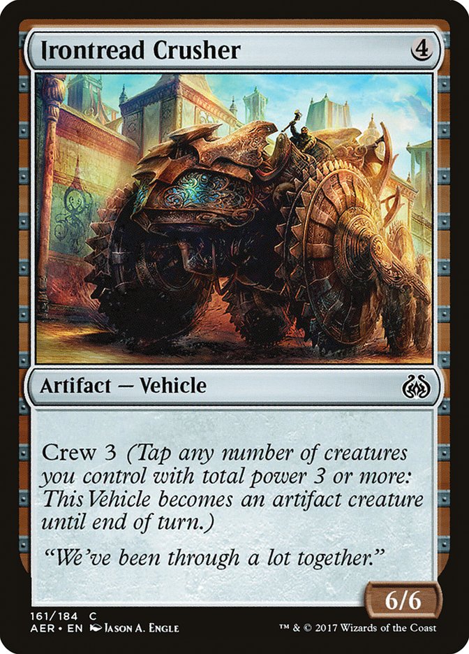 Irontread Crusher [Aether Revolt] | Cards and Coasters CA