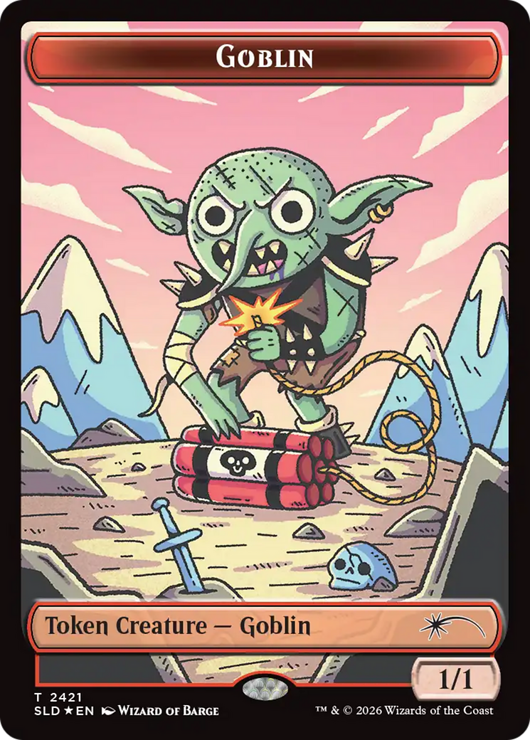 Goblin Token (2421) [Secret Lair Drop Series] | Cards and Coasters CA
