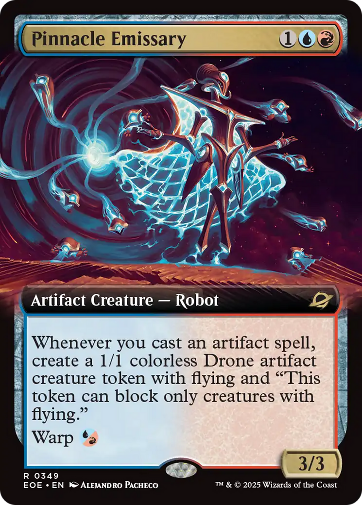 Pinnacle Emissary (Extended Art) [Edge of Eternities] | Cards and Coasters CA