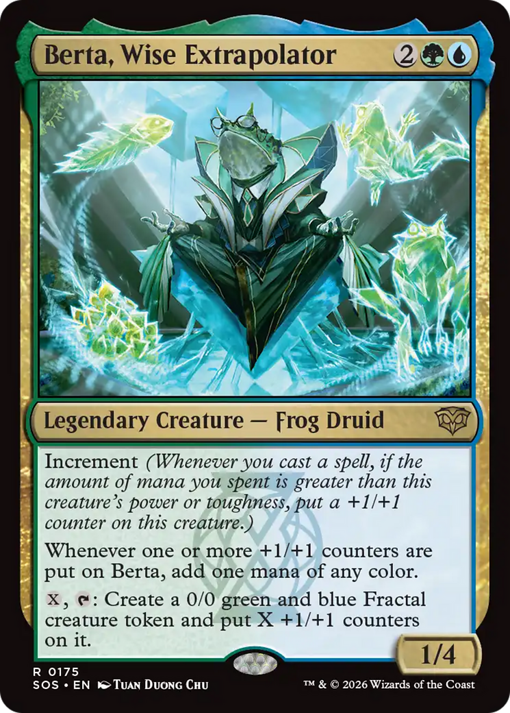 Berta, Wise Extrapolator [Secrets of Strixhaven] | Cards and Coasters CA