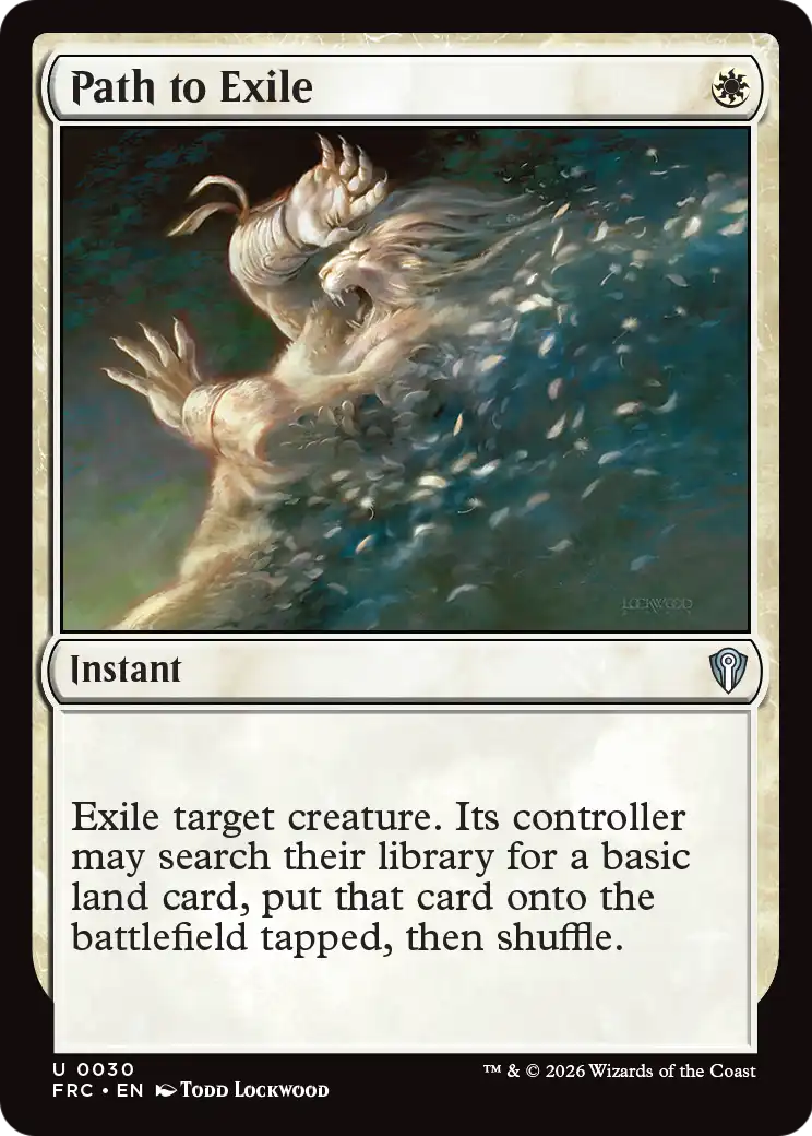 Path to Exile [Reality Fracture Commander] | Cards and Coasters CA