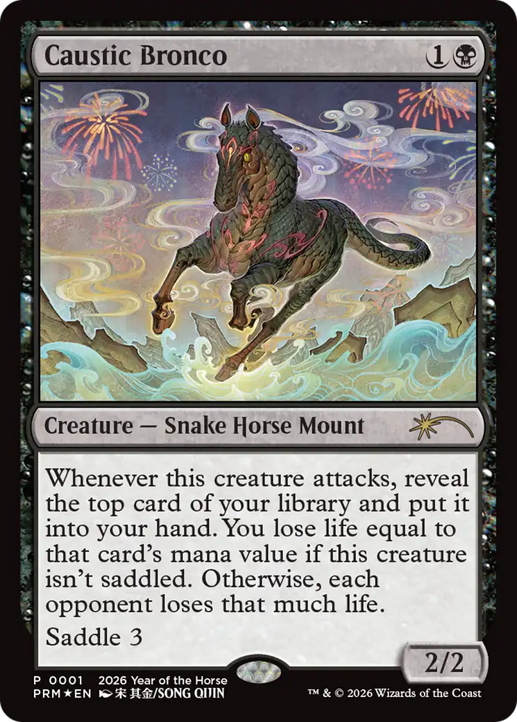 Caustic Bronco (Year of the Horse 2026) [Standard Showdown Promos] | Cards and Coasters CA