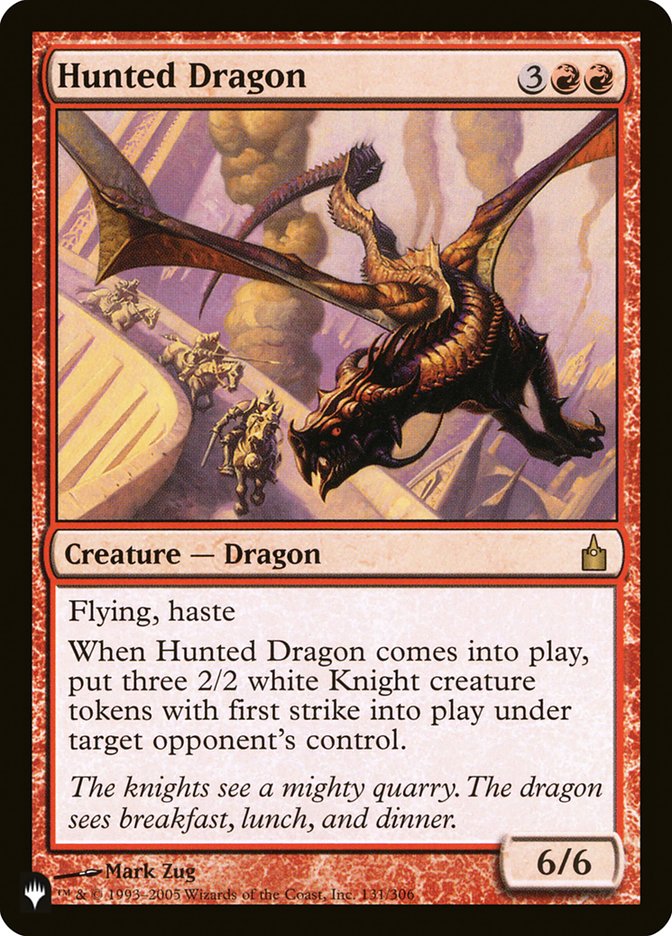 Hunted Dragon [The List] | Cards and Coasters CA