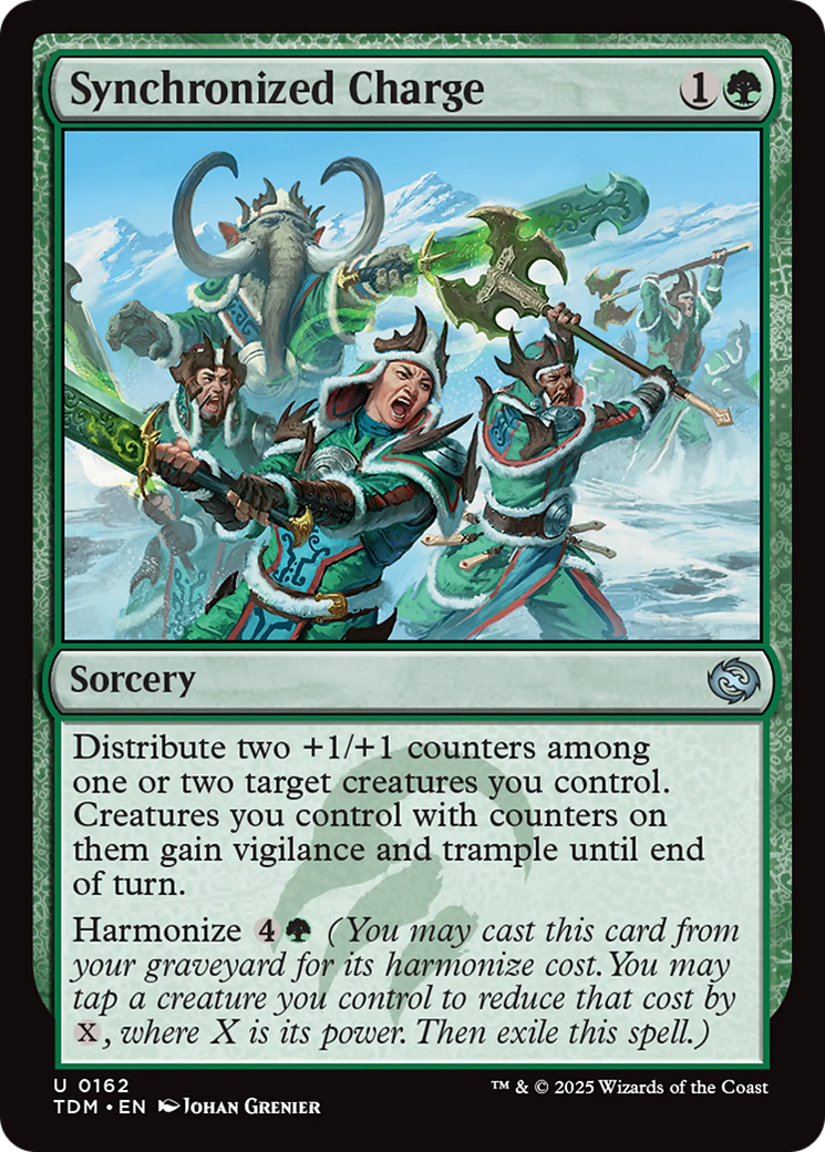 Synchronized Charge [Tarkir: Dragonstorm] | Cards and Coasters CA