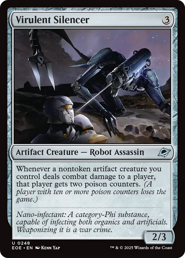 Virulent Silencer [Edge of Eternities] | Cards and Coasters CA