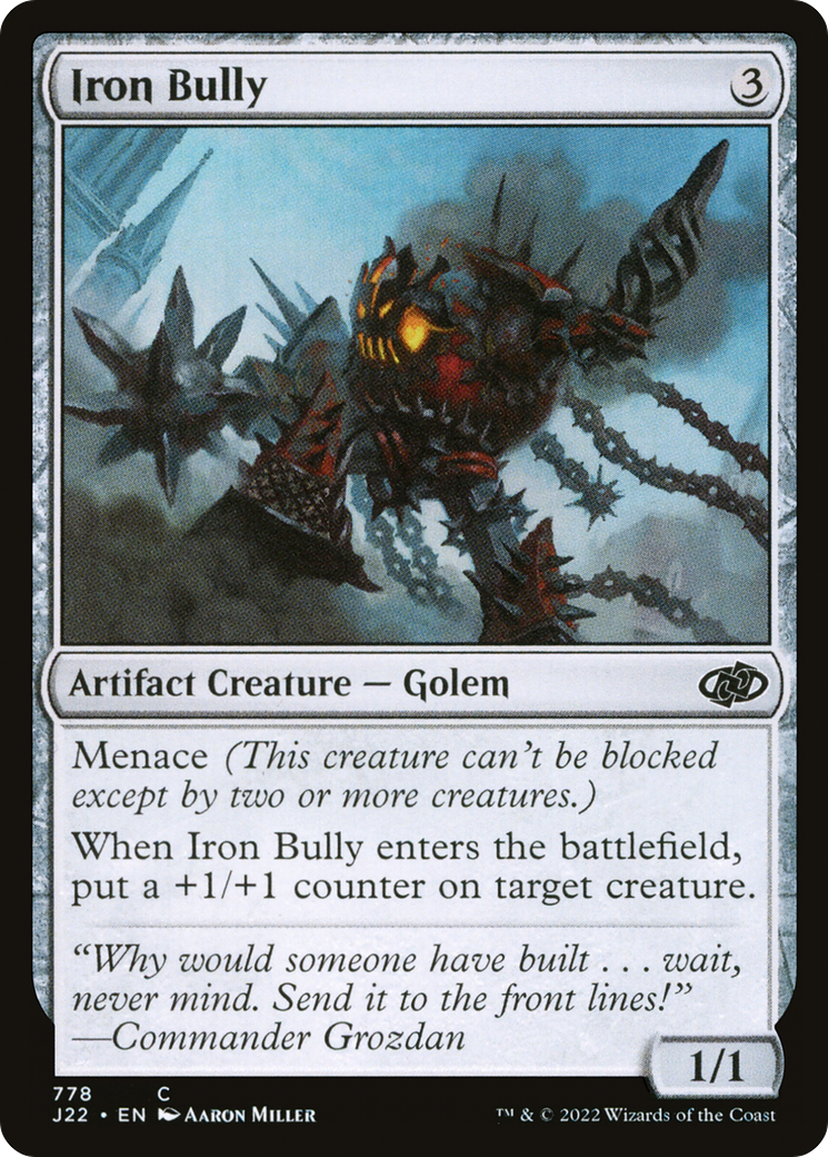 Iron Bully [Jumpstart 2022] | Cards and Coasters CA