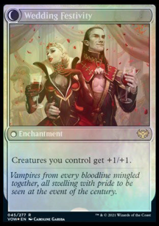 Wedding Announcement // Wedding Festivity [Innistrad: Crimson Vow Prerelease Promos] | Cards and Coasters CA