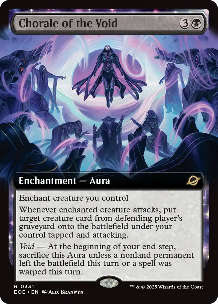 Chorale of the Void (Extended Art) [Edge of Eternities] | Cards and Coasters CA