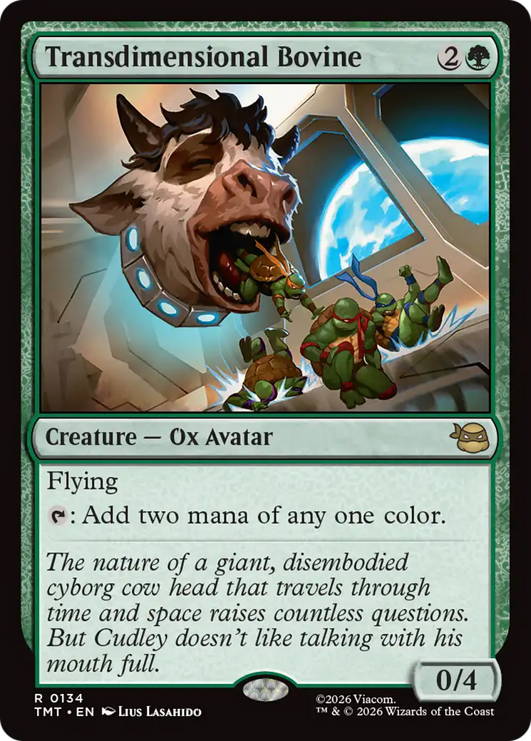 Transdimensional Bovine [Teenage Mutant Ninja Turtles] | Cards and Coasters CA