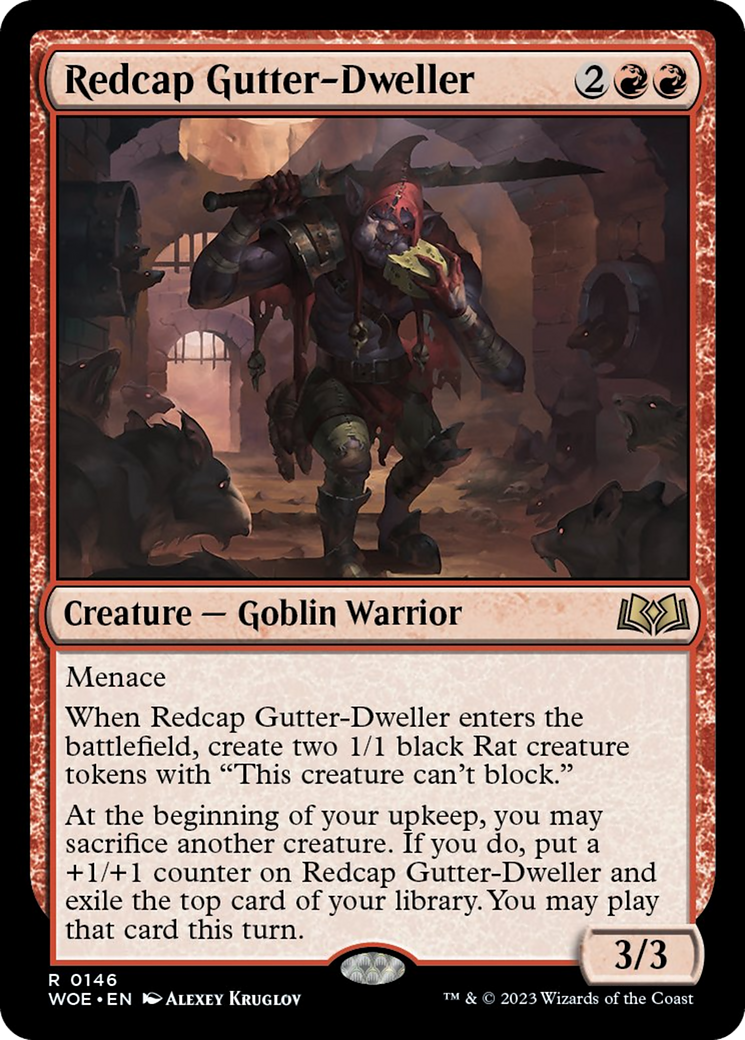 Redcap Gutter-Dweller [Wilds of Eldraine] | Cards and Coasters CA