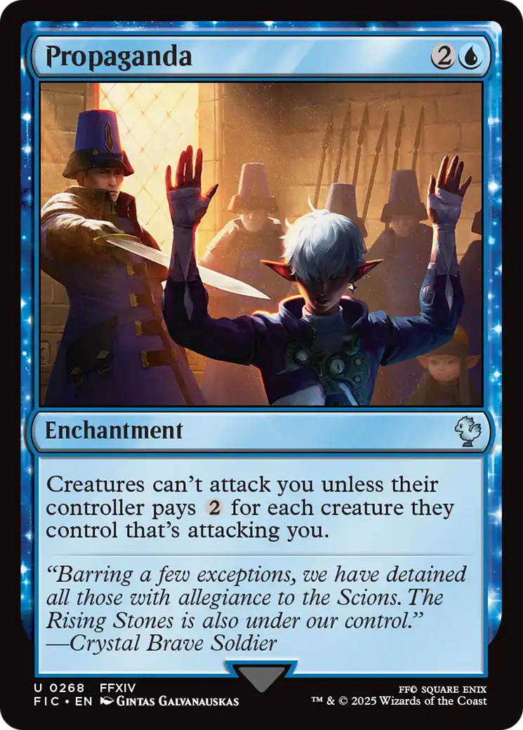Propaganda [FINAL FANTASY Commander] | Cards and Coasters CA