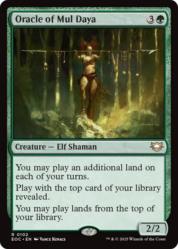 Oracle of Mul Daya [Edge of Eternities Commander] | Cards and Coasters CA