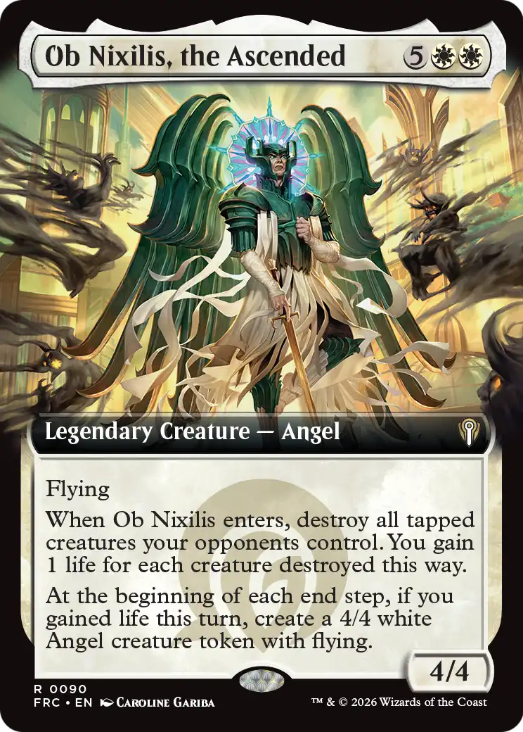 Ob Nixilis, the Ascended (Extended Art) [Reality Fracture Commander] | Cards and Coasters CA