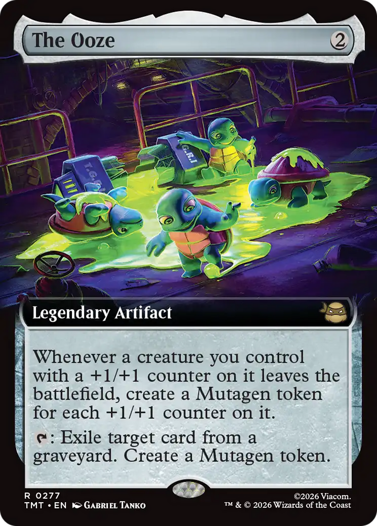 The Ooze (Extended Art) [Teenage Mutant Ninja Turtles] | Cards and Coasters CA