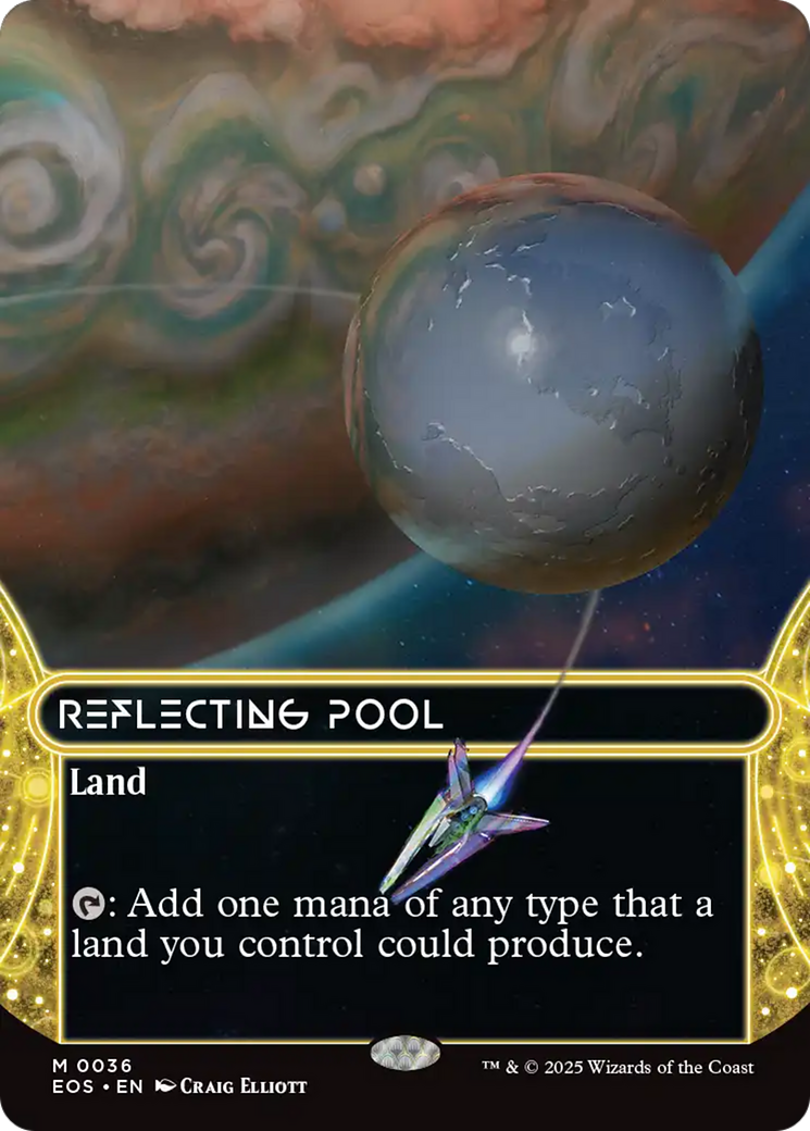 Reflecting Pool (0036) (Borderless) [Edge of Eternities: Stellar Sights] | Cards and Coasters CA