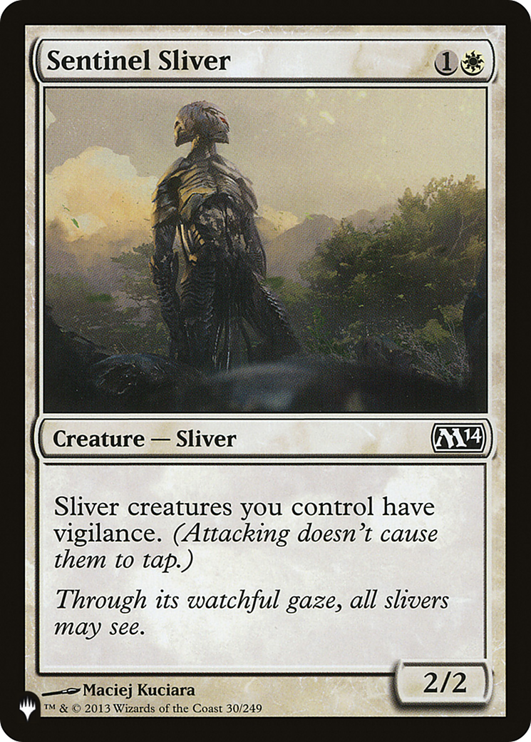 Sentinel Sliver [The List Reprints] | Cards and Coasters CA