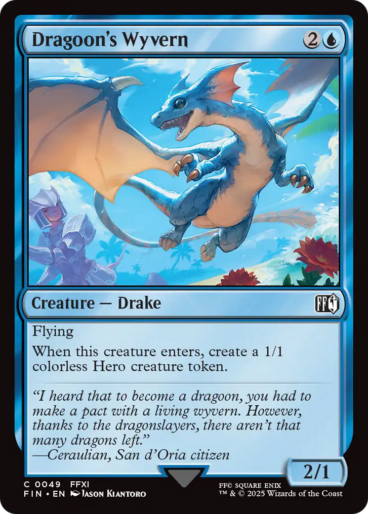 Dragoon's Wyvern [FINAL FANTASY] | Cards and Coasters CA
