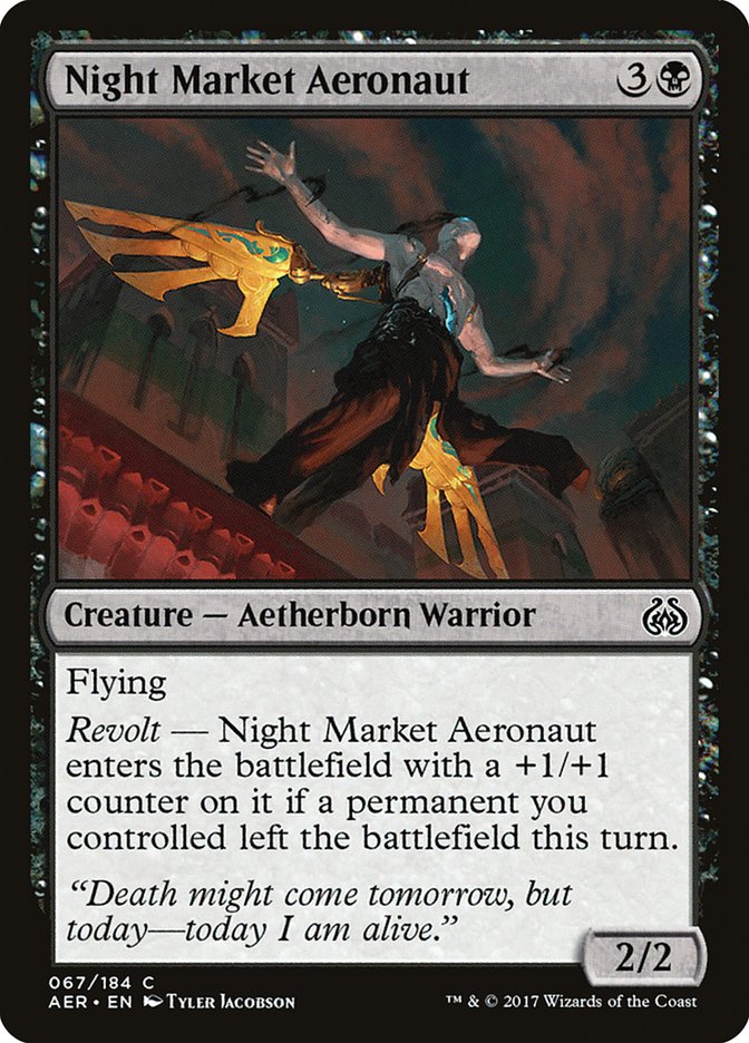 Night Market Aeronaut [Aether Revolt] | Cards and Coasters CA