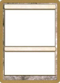 2004 World Championship Blank Card [World Championship Decks 2004] | Cards and Coasters CA