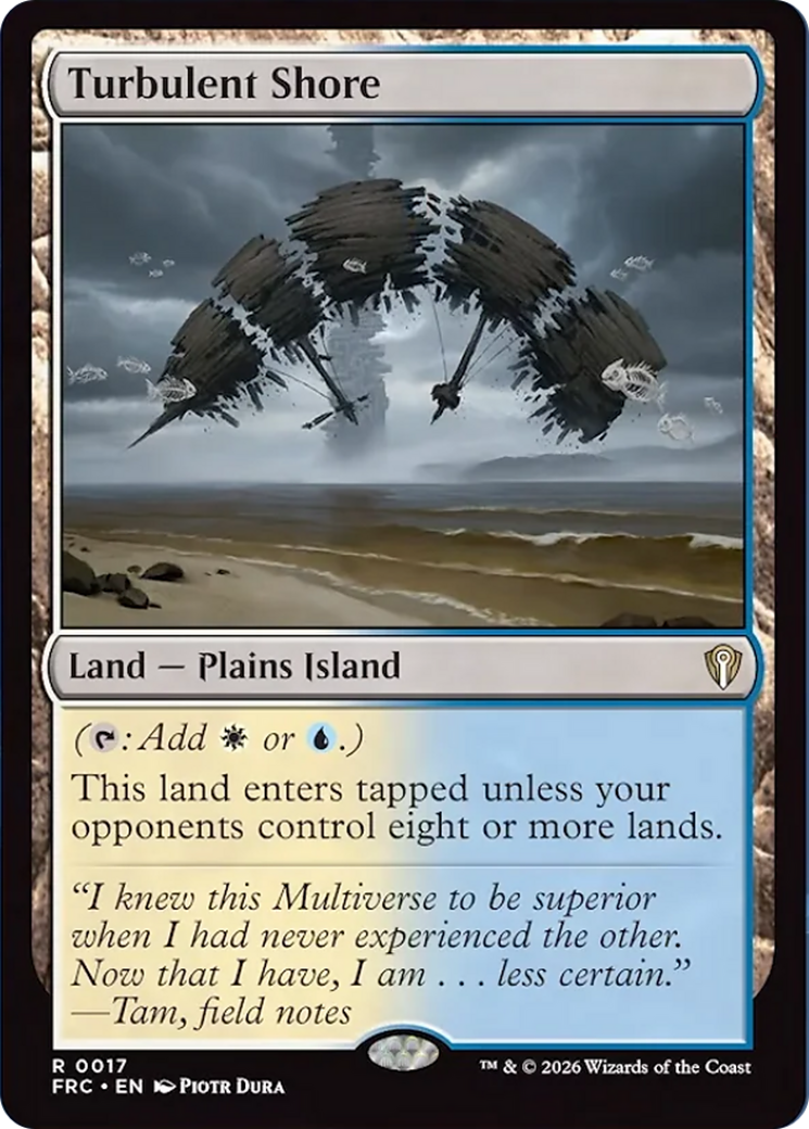 Turbulent Shore [Reality Fracture Commander] | Cards and Coasters CA