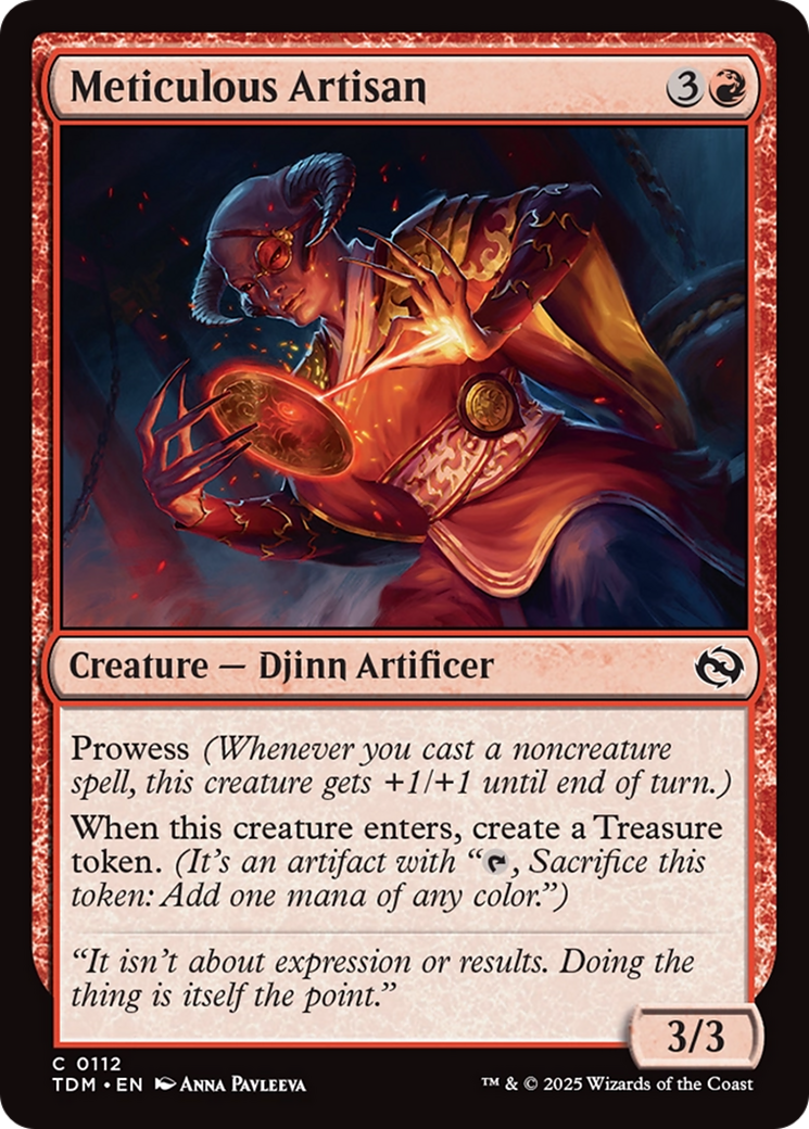 Meticulous Artisan [Tarkir: Dragonstorm] | Cards and Coasters CA