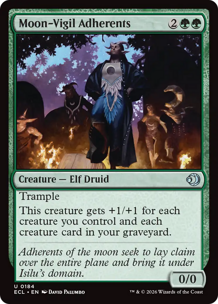 Moon-Vigil Adherents [Lorwyn Eclipsed] | Cards and Coasters CA