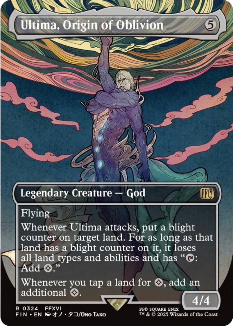 Ultima, Origin of Oblivion (Borderless) [FINAL FANTASY] | Cards and Coasters CA