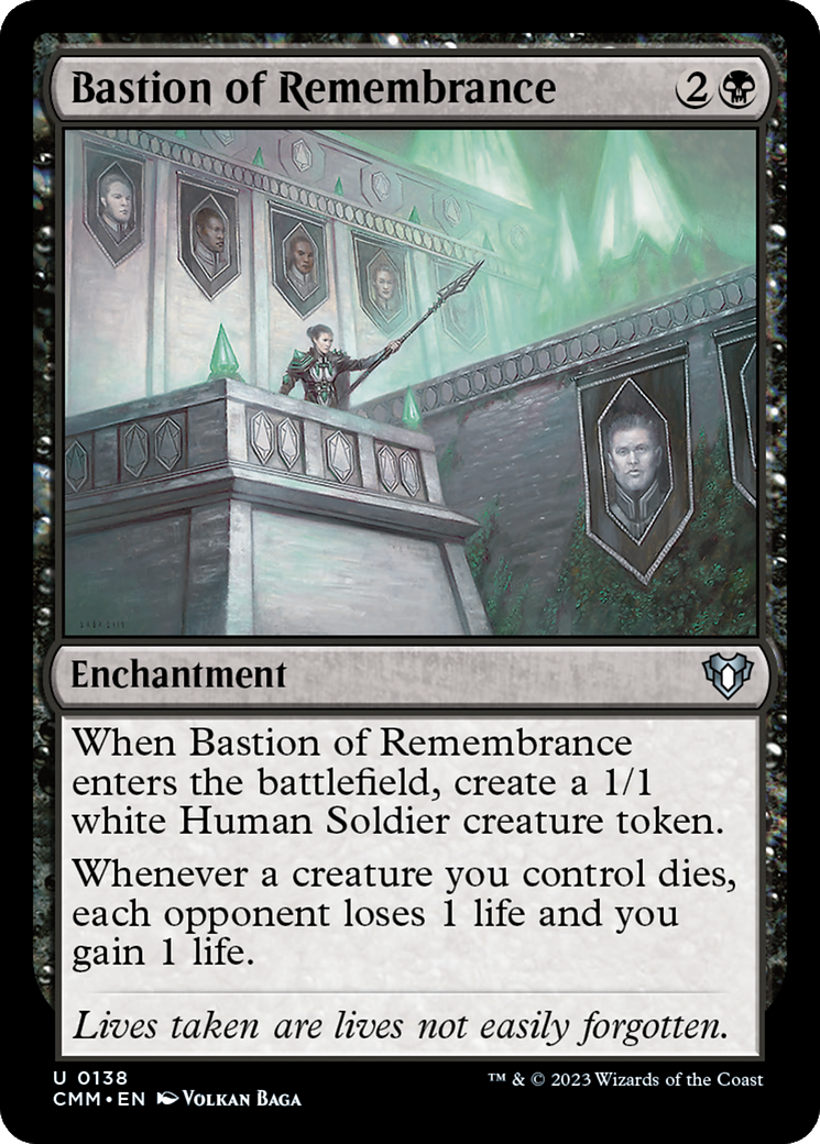 Bastion of Remembrance [Commander Masters] | Cards and Coasters CA