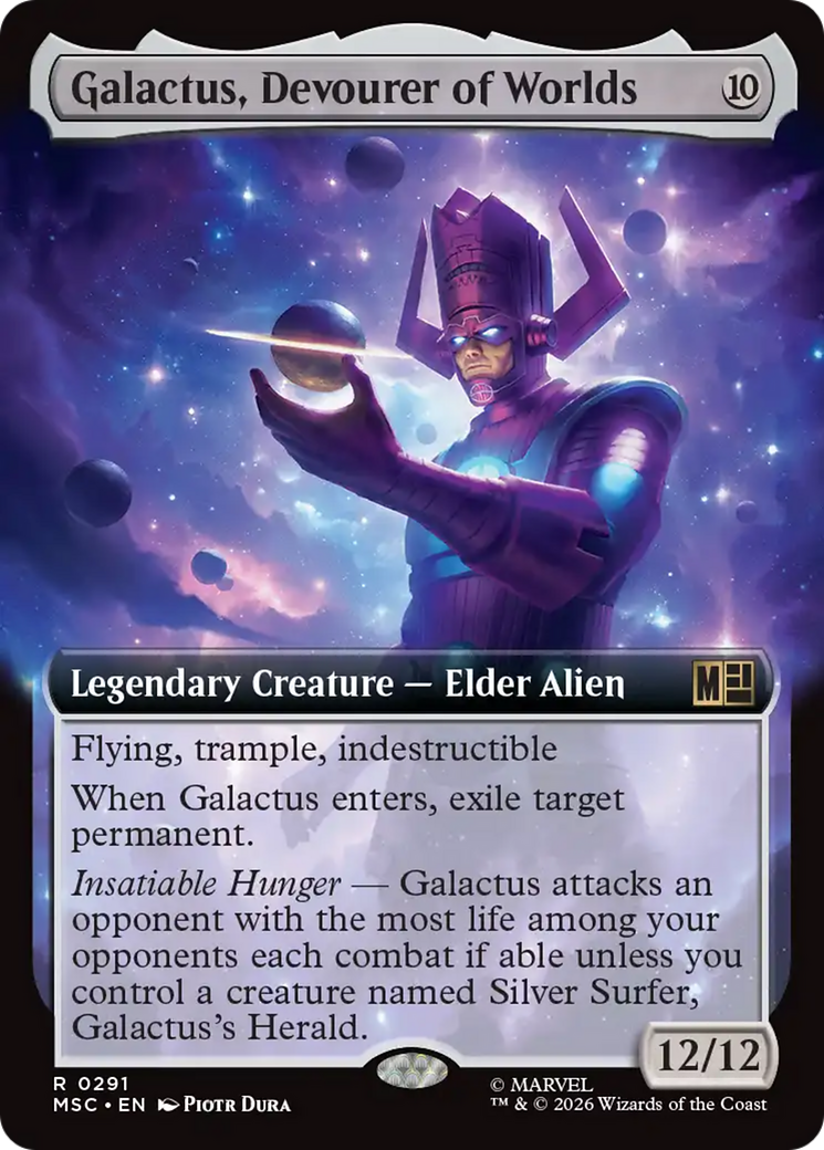 Galactus, Devourer of Worlds (Extended Art) [Marvel Super Heroes Commander] | Cards and Coasters CA