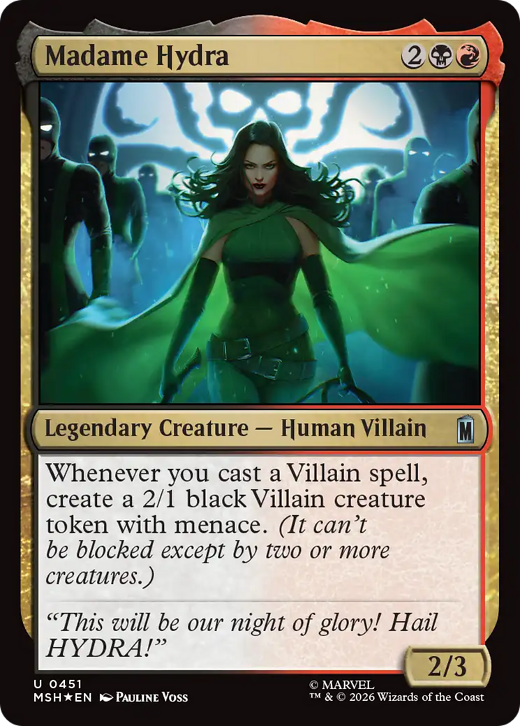 Madame Hydra (Suge Foil) [Marvel Super Heroes] | Cards and Coasters CA