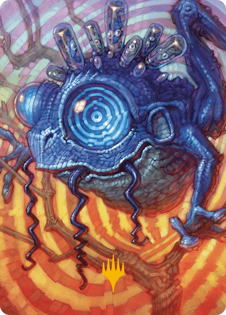 Psychic Frog Art Card (Gold-Stamped Planeswalker Symbol) [Modern Horizons 3 Art Series] | Cards and Coasters CA