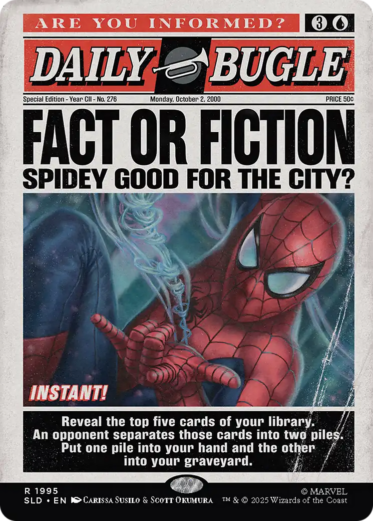 Fact or Fiction (1995) (Rainbow Foil) [Secret Lair Drop Series] | Cards and Coasters CA