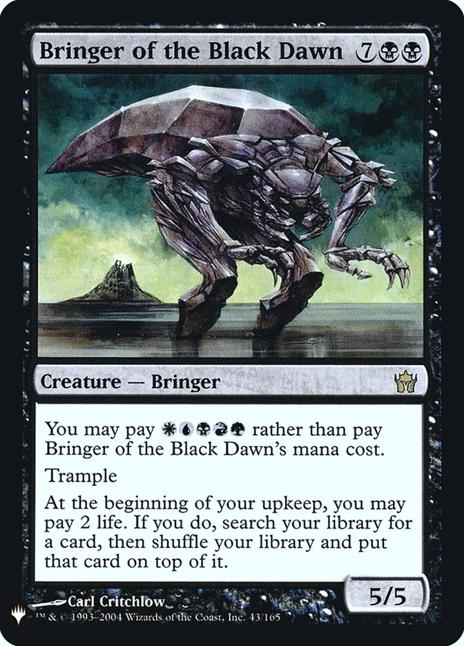 Bringer of the Black Dawn [Mystery Booster] | Cards and Coasters CA