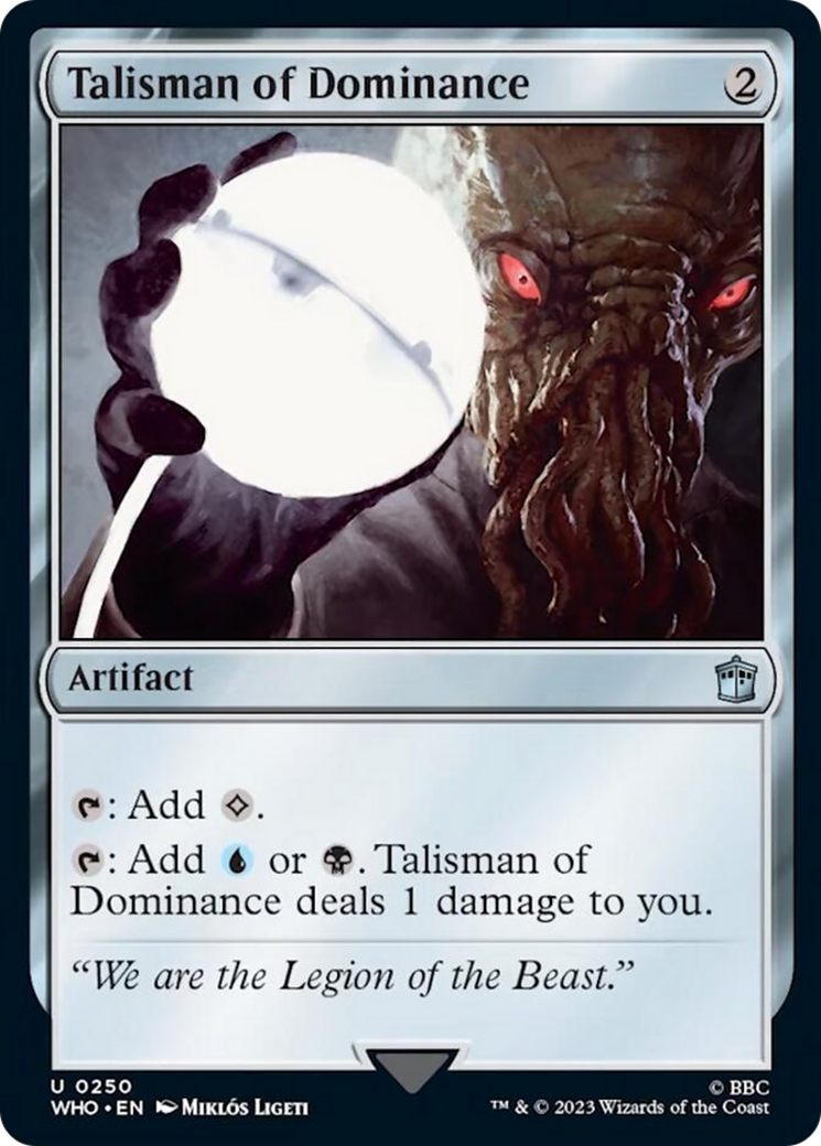Talisman of Dominance [Doctor Who] | Cards and Coasters CA