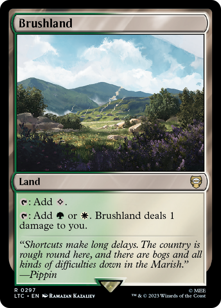 Brushland [The Lord of the Rings: Tales of Middle-Earth Commander] | Cards and Coasters CA