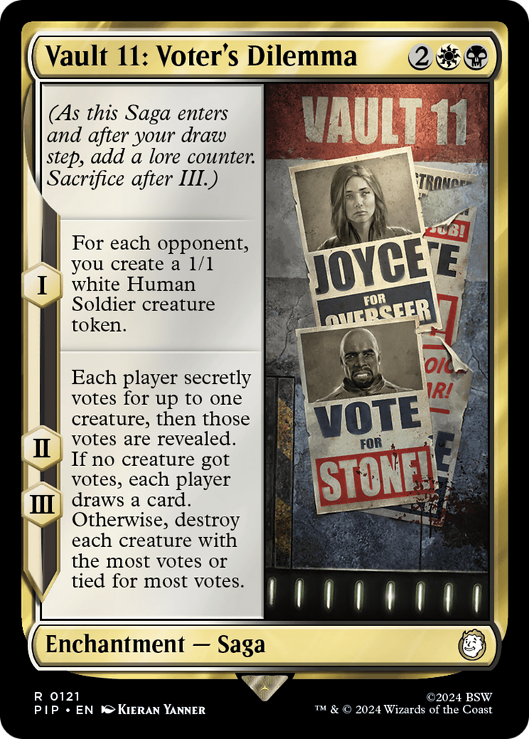 Vault 11: Voter's Dilemna [Fallout] | Cards and Coasters CA