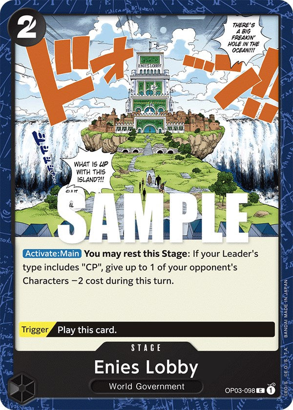 Enies Lobby [Pillars of Strength] | Cards and Coasters CA