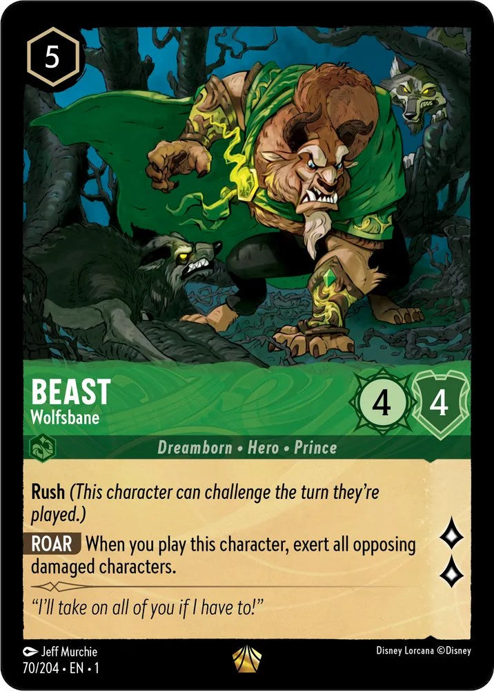 Beast - Wolfsbane (70/204) [The First Chapter] | Cards and Coasters CA