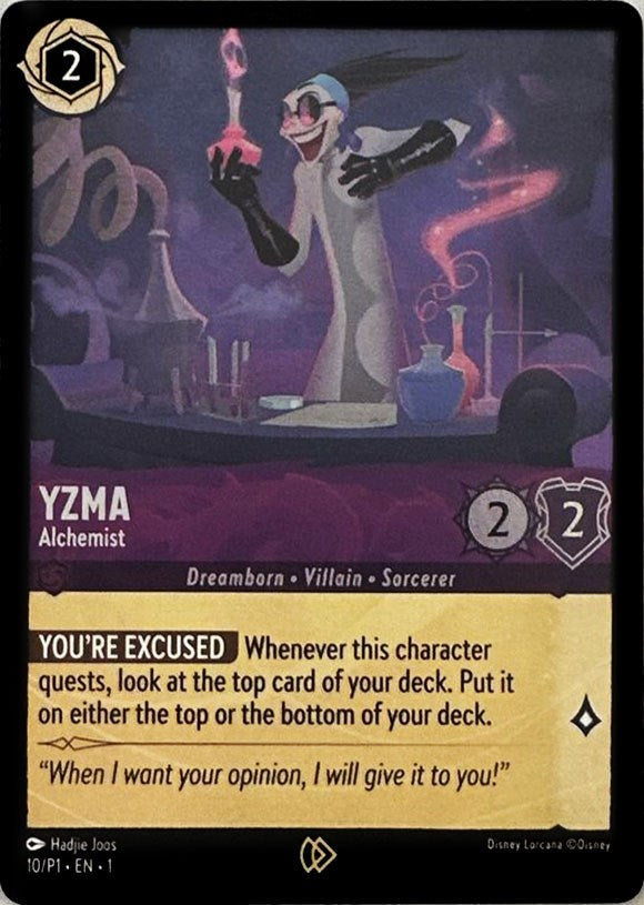 Yzma (10/P1) [Promo Cards] | Cards and Coasters CA