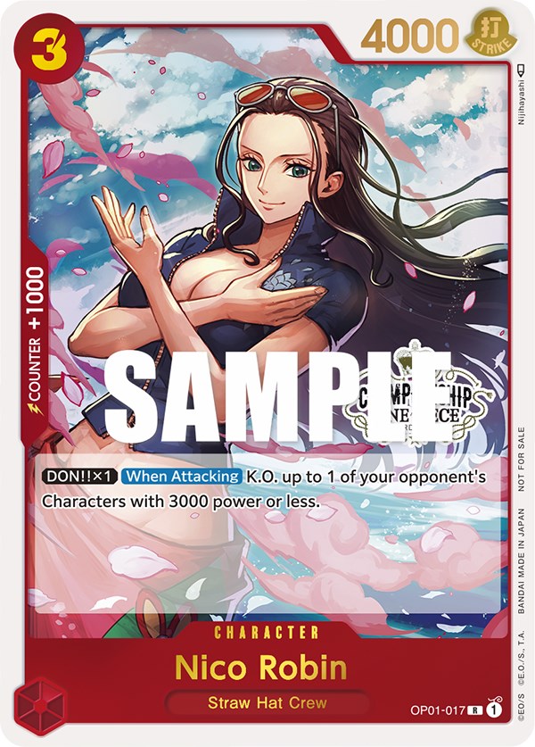 Nico Robin (Store Championship Participation Pack) [One Piece Promotion Cards] | Cards and Coasters CA