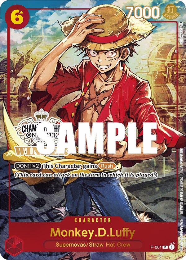 Monkey.D.Luffy (Store Championship Trophy Card) [One Piece Promotion Cards] | Cards and Coasters CA