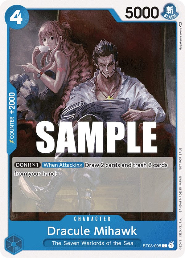 Dracule Mihawk (Tournament Pack Vol. 4) [One Piece Promotion Cards] | Cards and Coasters CA