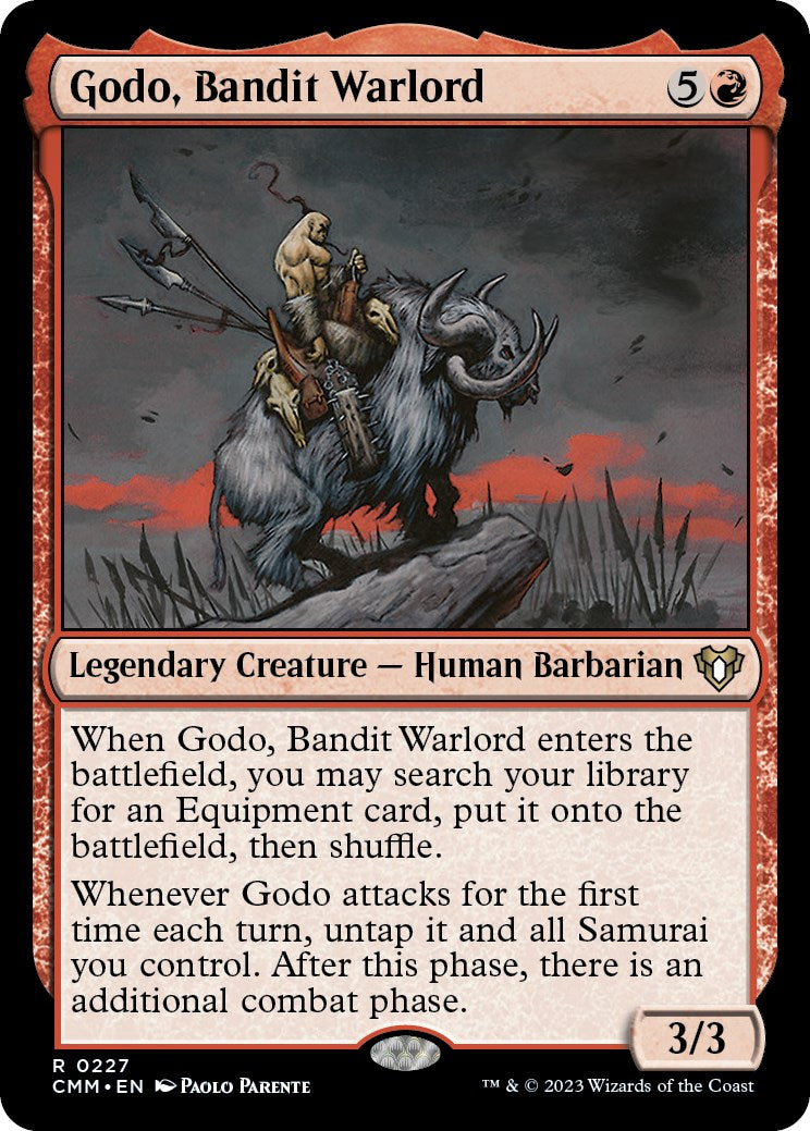 Godo, Bandit Warlord [Commander Masters] | Cards and Coasters CA