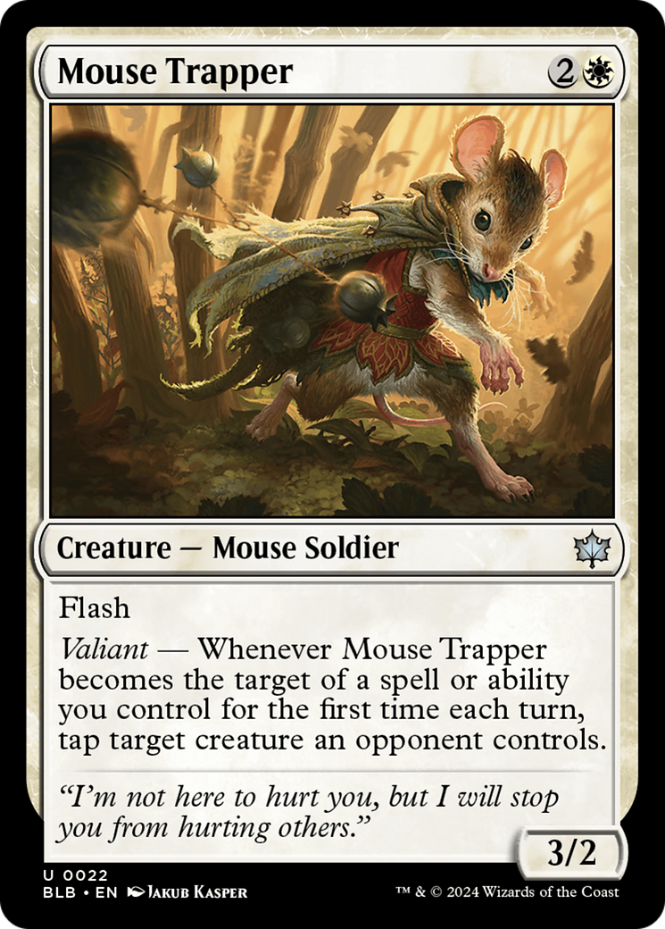 Mouse Trapper [Bloomburrow] | Cards and Coasters CA